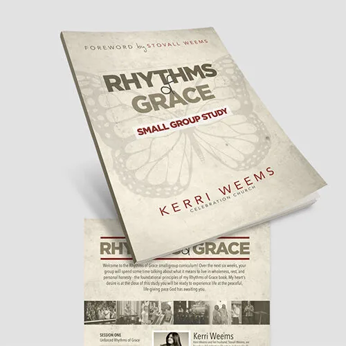Rhythms of Grace book cover design