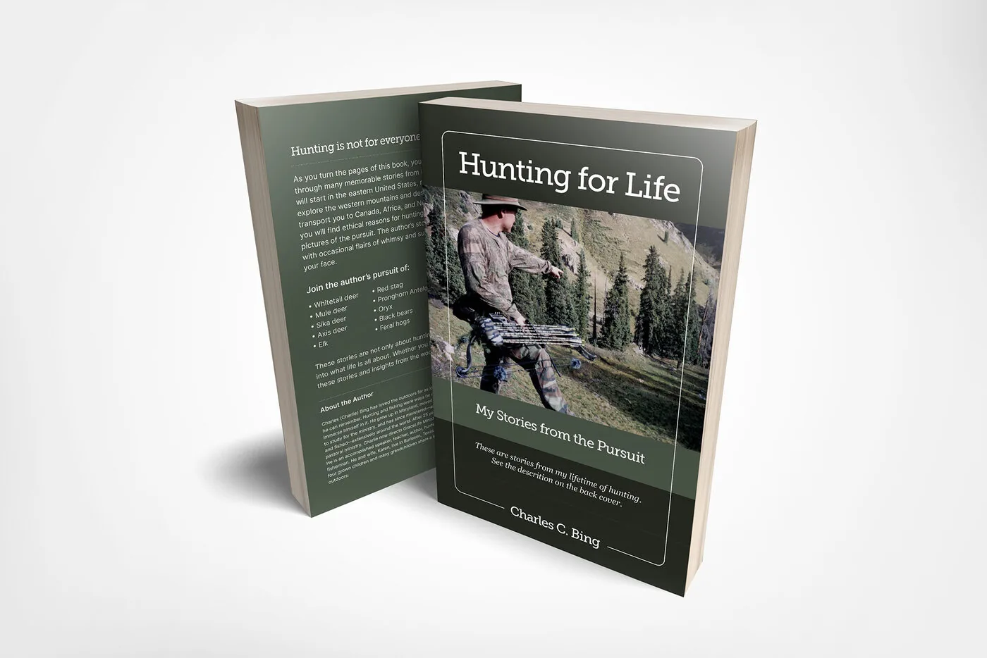 Hunting for Life Interior and cover