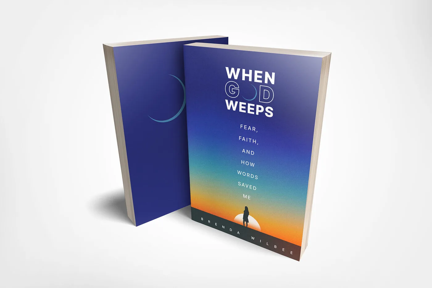 When God Weeps book cover design