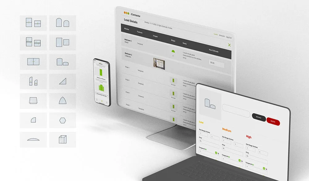 Interface design UI/UX